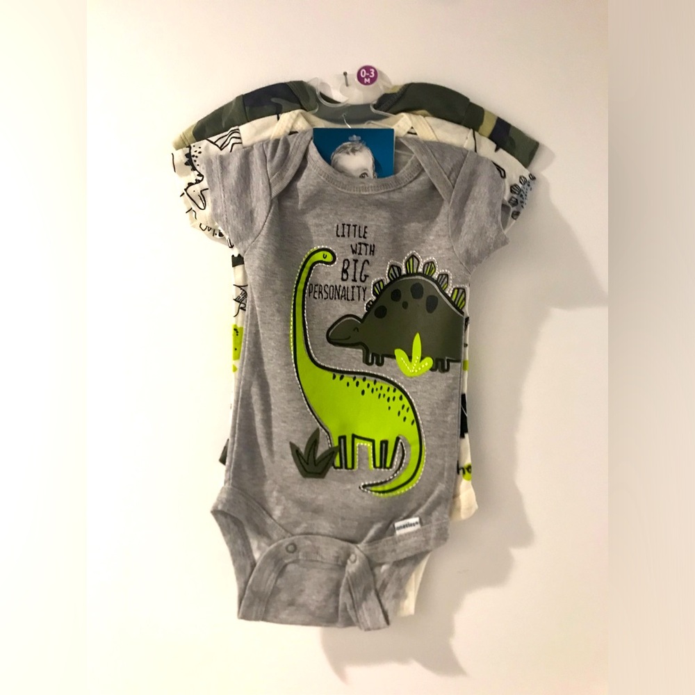 Gerber 3-piece onesies